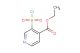 ethyl 3-(chlorosulfonyl)isonicotinate