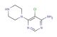 5-chloro-6-(piperazin-1-yl)pyrimidin-4-amine