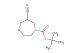 tert-butyl 6-cyano-1,4-oxazepane-4-carboxylate