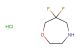 6,6-difluoro-1,4-oxazepane hydrochloride