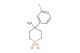 4-amino-4-(3-fluorophenyl)tetrahydro-2H-thiopyran 1,1-dioxide