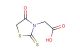 2-(4-oxo-2-thioxothiazolidin-3-yl)acetic acid