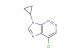 4-chloro-7-cyclopropyl-7H-imidazo[4,5-c]pyridazine