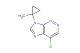 7H-Imidazo[4,5-c]pyridazine, 4-chloro-7-(1-methylcyclopropyl)-