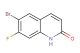 6-bromo-7-fluoroquinolin-2(1H)-one