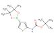 tert-butyl (4-(4,4,5,5-tetramethyl-1,3,2-dioxaborolan-2-yl)thiophen-2-yl)carbamate