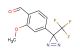 2-methoxy-4-(3-(trifluoromethyl)-3H-diazirin-3-yl)benzaldehyde