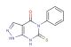 5-phenyl-6-thioxo-6,7-dihydro-1H-pyrazolo[3,4-d]pyrimidin-4(5H)-one