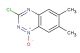 3-chloro-6,7-dimethylbenzo[e][1,2,4]triazine 1-oxide