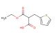 3-ethoxy-3-oxo-2-(thiophen-2-ylmethyl)propanoic acid