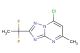 7-chloro-2-(1,1-difluoroethyl)-5-methyl-[1,2,4]triazolo[1,5-a]pyrimidine