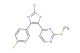 2-chloro-4-(4-fluorophenyl)-5-(2-(methylthio)pyrimidin-4-yl)thiazole