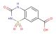 3-oxo-3,4-dihydro-2H-benzo[e][1,2,4]thiadiazine-7-carboxylic acid 1,1-dioxide