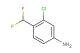 3-chloro-4-(difluoromethyl)aniline