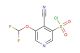 4-cyano-5-(difluoromethoxy)pyridine-3-sulfonyl chloride