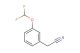 3-(difluoromethoxy)phenylacetonitrile