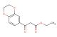 ethyl 3-(2,3-dihydrobenzo[b][1,4]dioxin-6-yl)-3-oxopropanoate