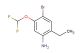 4-bromo-5-difluoromethoxy-2-ethylphenylamine