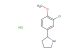 2-(3-chloro-4-methoxyphenyl)pyrrolidine hydrochloride