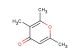 2,3,6-trimethyl-4H-pyran-4-one