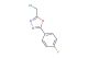 2-(chloromethyl)-5-(4-fluorophenyl)-1,3,4-oxadiazole