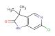 6-chloro-3,3-dimethyl-1H-pyrrolo[3,2-c]pyridin-2(3H)-one