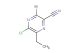 3-bromo-5-chloro-6-ethylpyrazine-2-carbonitrile